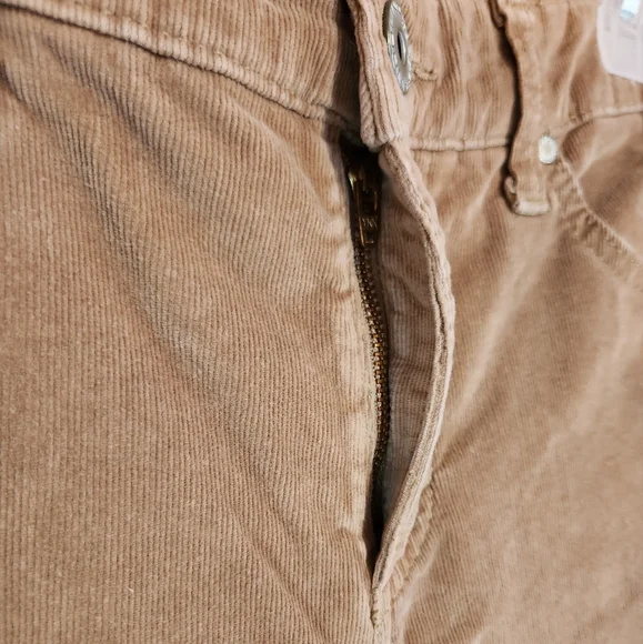 Bandolino Jeans Mandie light brown corduroy straight leg pants missy size 6 - Picture 8 of 13
